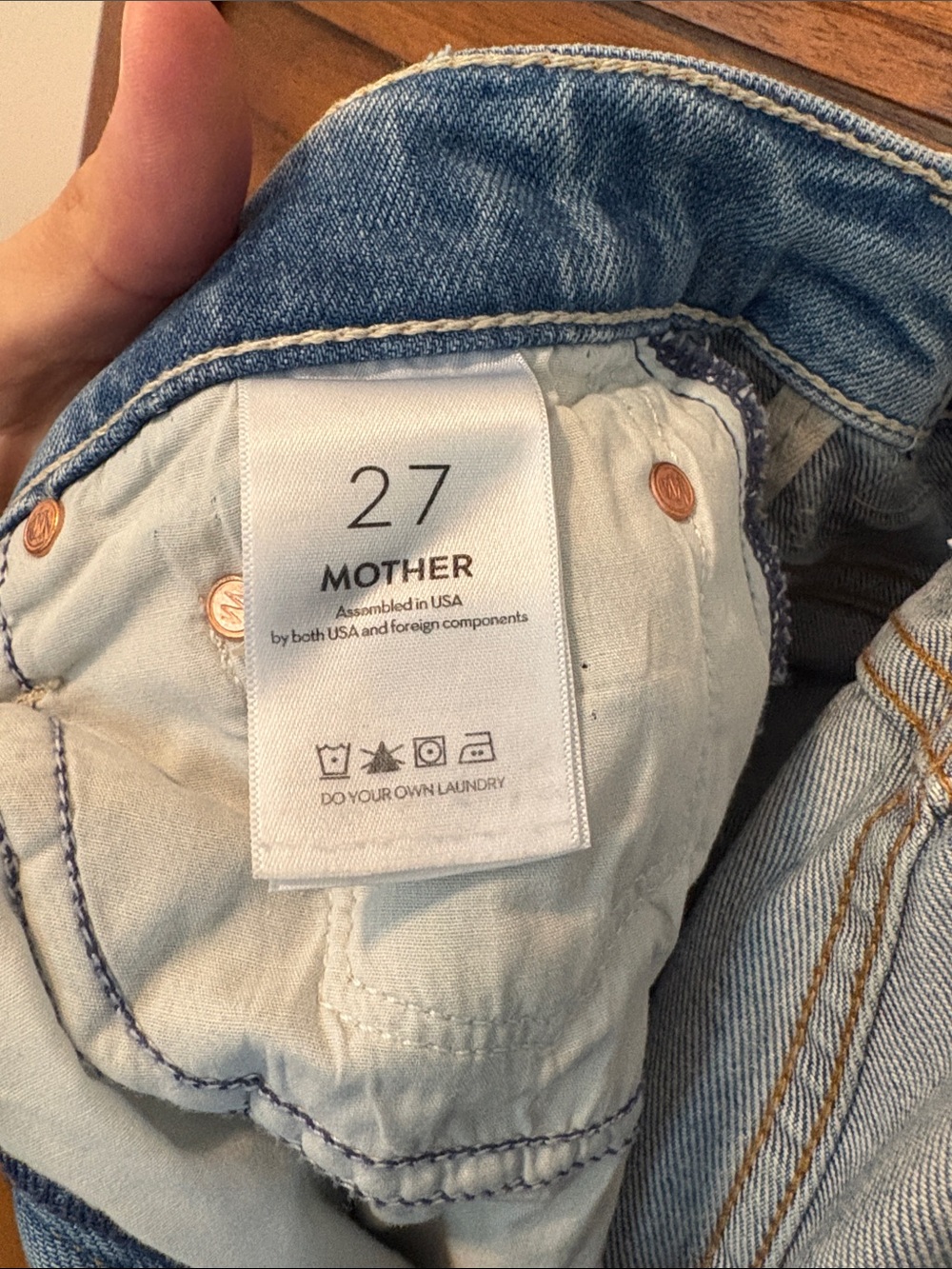 MOTHER Half-Pipe barrel Jean in ‘I Confess' - Picture 4 of 5
